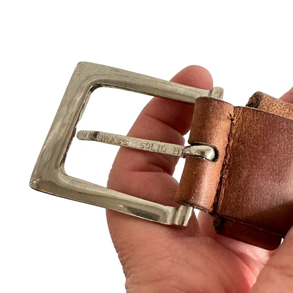 Retro Leather Stud Belt 30-31” - Picture 4 of 5